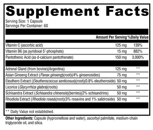 Adrenaliv 60 Capsules