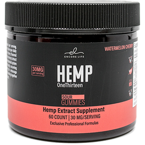 HEMP OneThirteen Sour Gummies Watermelon Cherry 60 Gummies