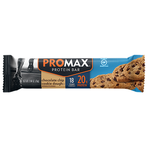 PROMAX Protein Bar Chocolate Chip Cookie Dough 12 Bars