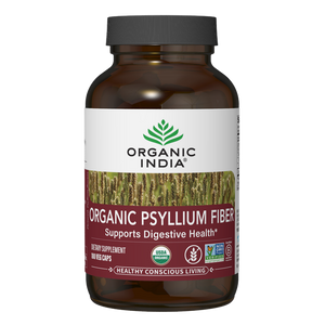 Organic Psyllium Fiber 180 Capsules