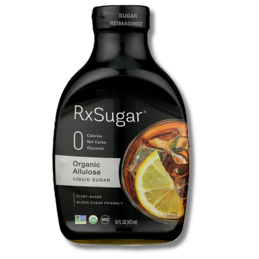RxSugar Organic Allulose Liquid Sugar 16 fl oz