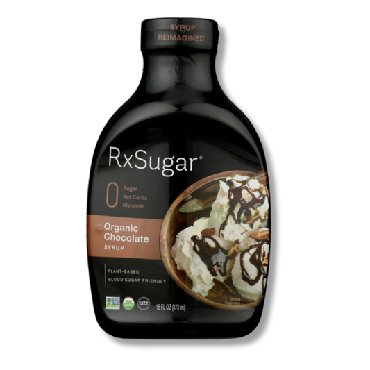 RxSugar Organic Chocolate Syrup 16 fl oz