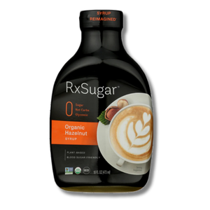 RxSugar Organic Hazelnut Syrup 16 fl oz