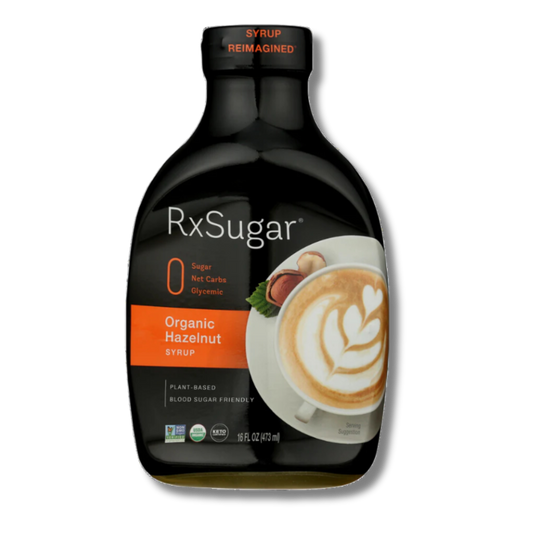 RxSugar Organic Hazelnut Syrup 16 fl oz