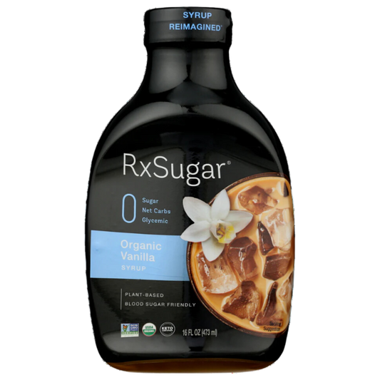 RxSugar Organic Vanilla Syrup 16 fl oz