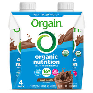 Vegan Organic Nutrition Shake Smooth Chocolate 4 Pack