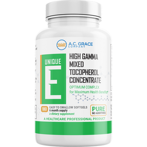 UNIQUE E High Gamma Mixed Tocopherol 180 Softgels