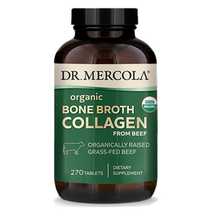 Organic Collagen from Grass Fed Beef Bone Broth 270 Tablets