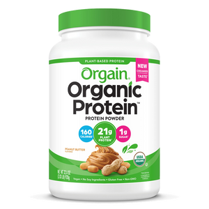 Organic Protein Powder Plant Based Peanut Butter 20 Servings