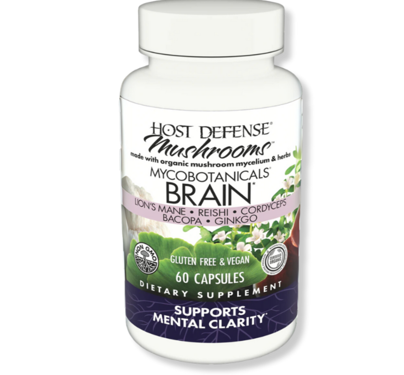 MycoBotanicals Brain* 60 Capsules
