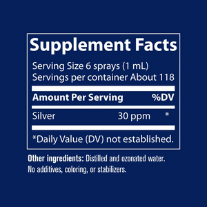 Colloidal Silver Spray 30ppm 4 fl oz