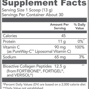 Bioactive Collagen Complex Daily Foundational Support 30 Servings