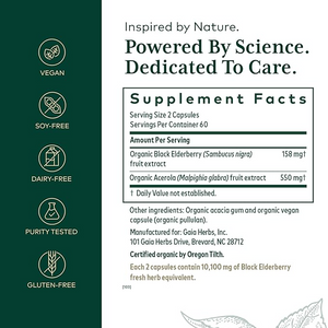 Black Elderberry PRO 120 Capsules