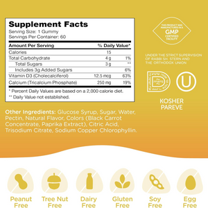 Bone Gummies for Kids 60 Gummies