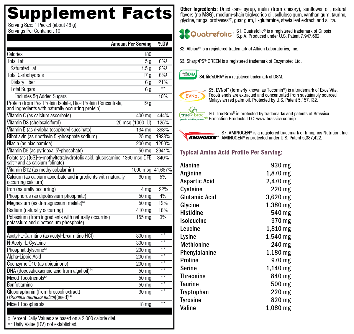 BrainSustain Vanilla Delight 10 Servings