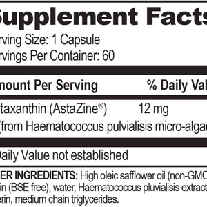 Brain Basics Ultra Pure Astaxanthin 60 Softgels
