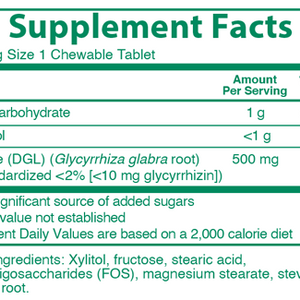 Chewable Licorice 90 Chewable Tablets