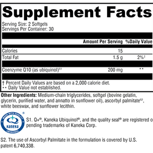 CoQmax Ubiquinol 60 Softgels