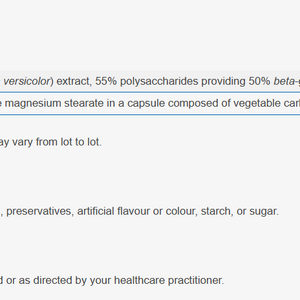Coriolus Versicolor SAP 60 Capsules
