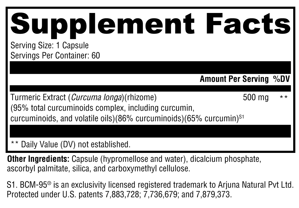 CurcuPlex-95 60 Capsules
