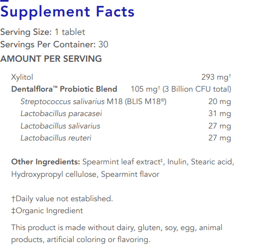 Dentalflora 30 Tablets