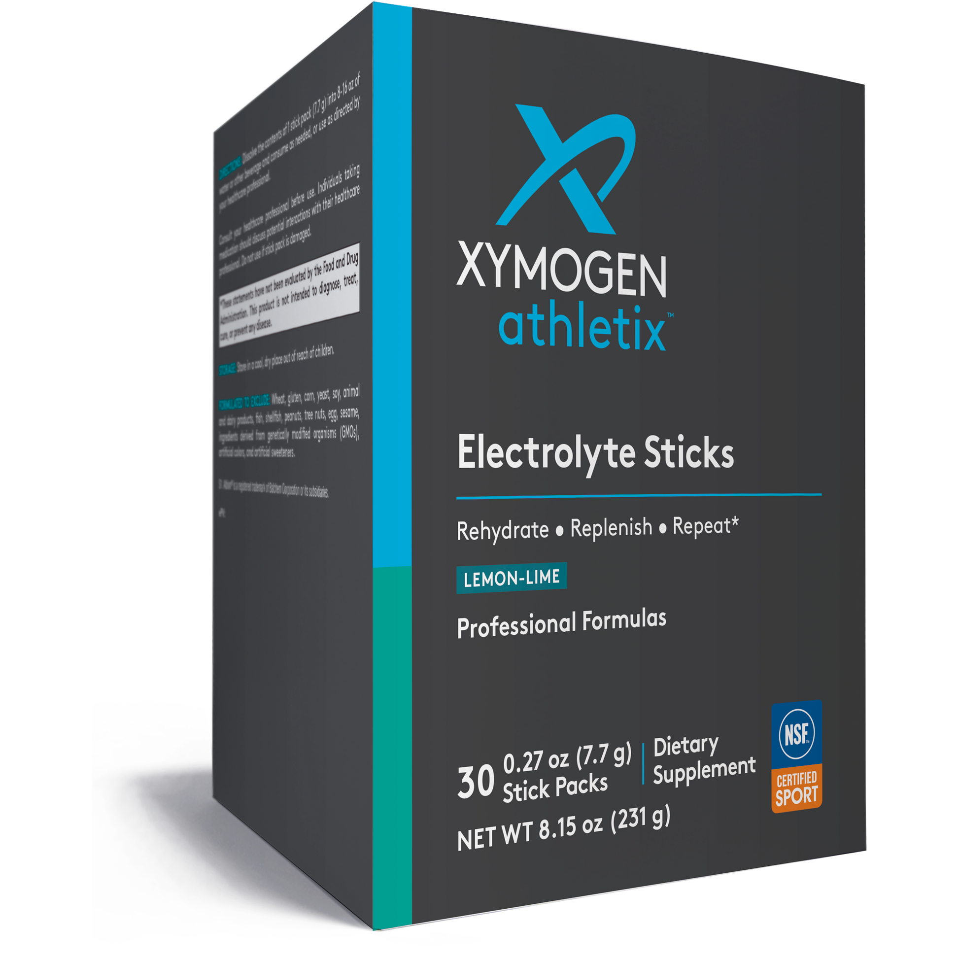 Xymogen Electrolyte Stick Lemon 30sv