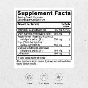 GABA Ease 60 Capsules