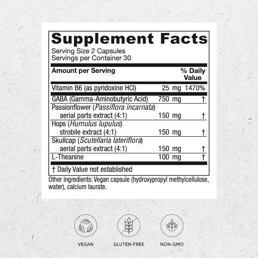 GABA Ease 60 Capsules