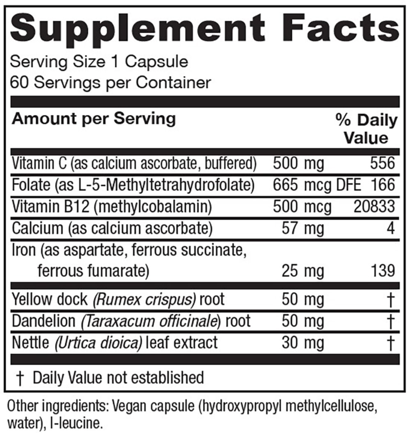 Iron Extra 60 Capsules
