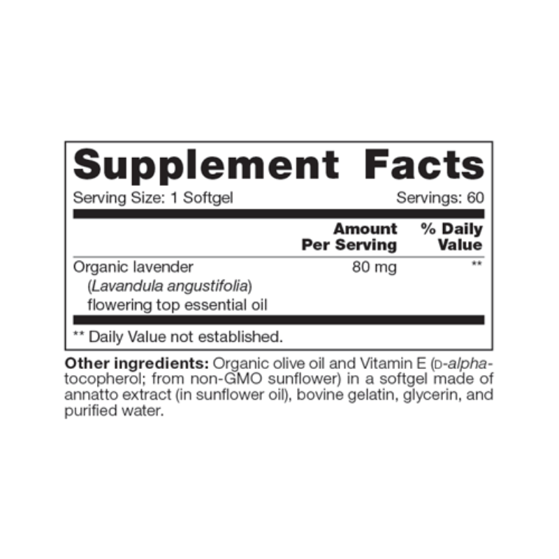Lavender SAP 60 Softgels
