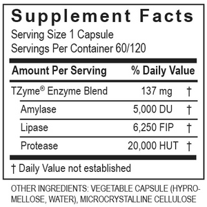 LypoZyme 60 Capsules