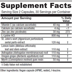 Lysine Extra 60 Capsules