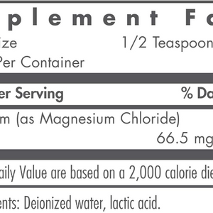 Magnesium Chloride Liquid 8 fl oz