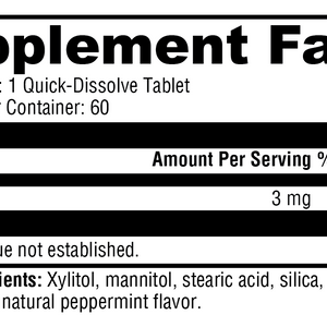 Melatonin Peppermint 60 Tablets