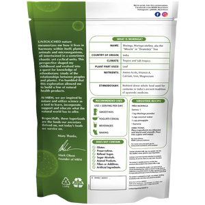 Organic Moringa Leaf Powder 60 Servings