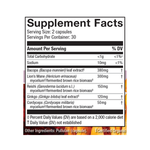 MycoBotanicals Brain 60 Capsules