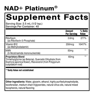 NAD+ Platinum 3.38 fl oz