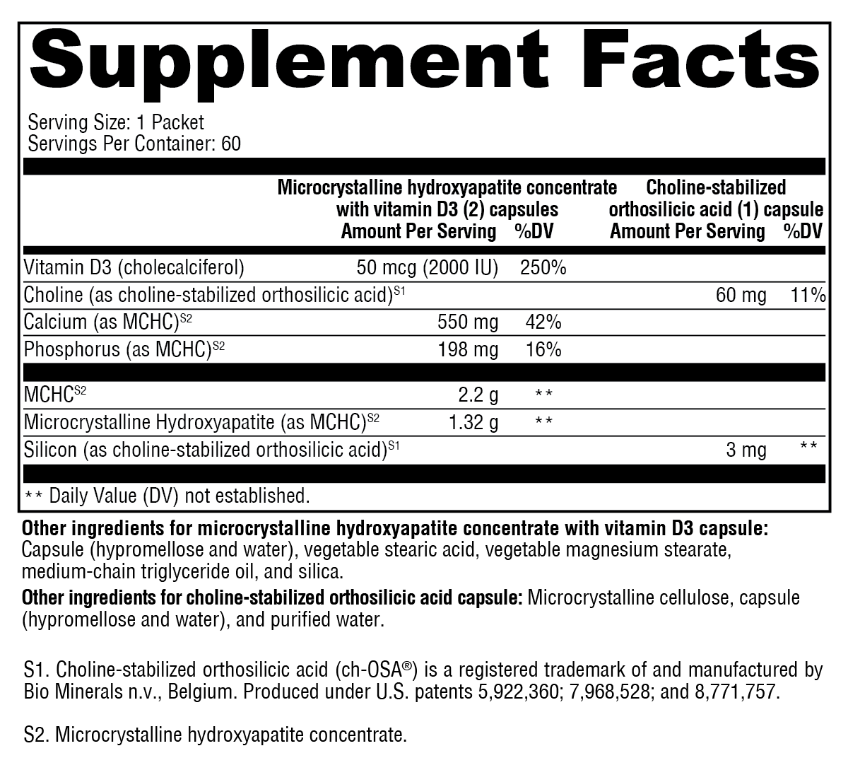 OSAplex 60 Packets
