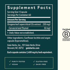 Oil of Oregano 60 Capsules