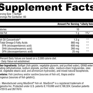 Omega MonoPure 1300 EC 60 Softgels