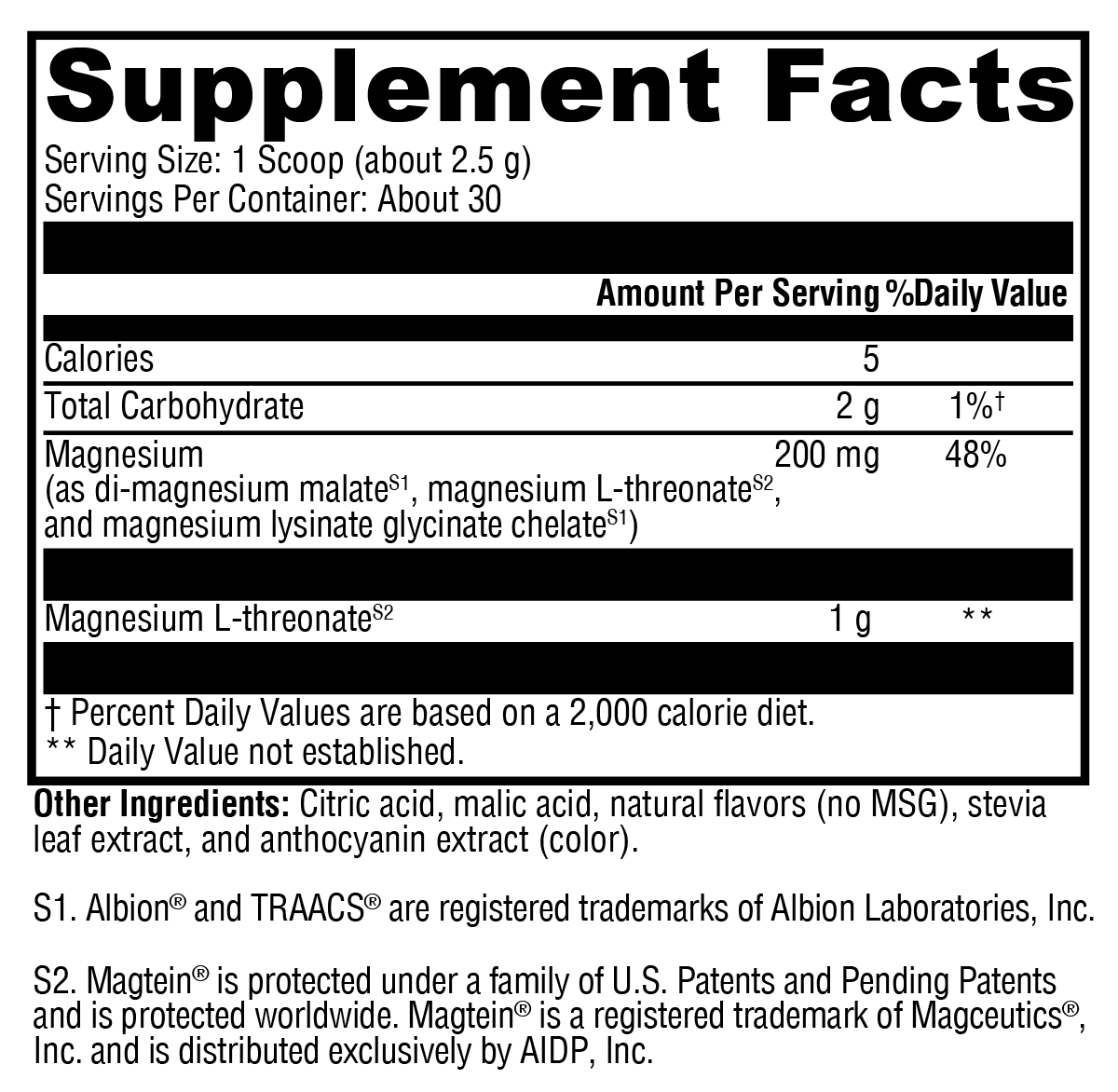 OptiMag Neuro Mixed Berry 60 Servings
