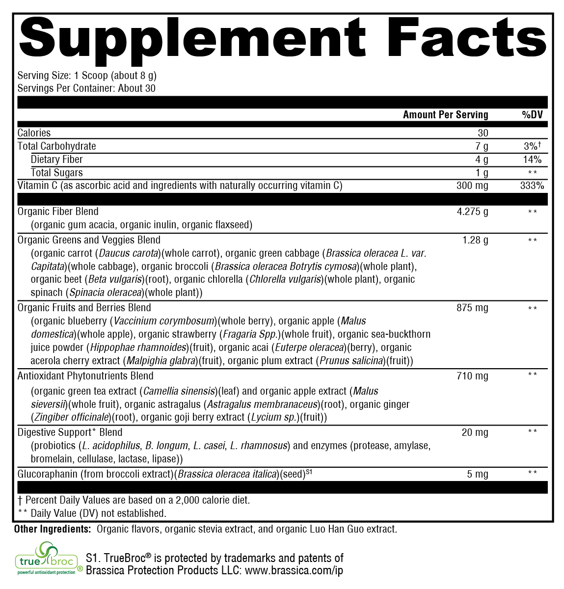 OrganiX PhytoFood 30 Servings