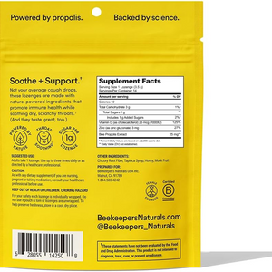 Propolis Soothing Lozenges Honey 14 Drops