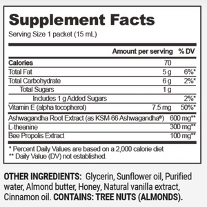 Propolis Stress Support Supplement Facts