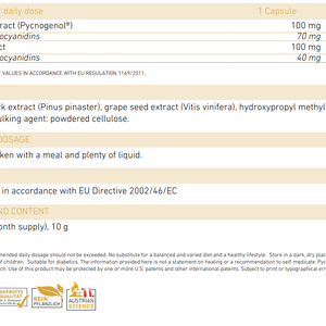 Pycnogenol Superior 100 GOLD 30 Capsules