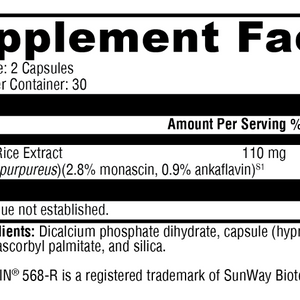 Red Yeast Rice 60 Capsules