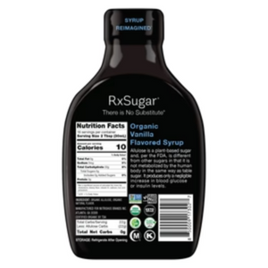 RxSugar Organic Vanilla Syrup 16 fl oz