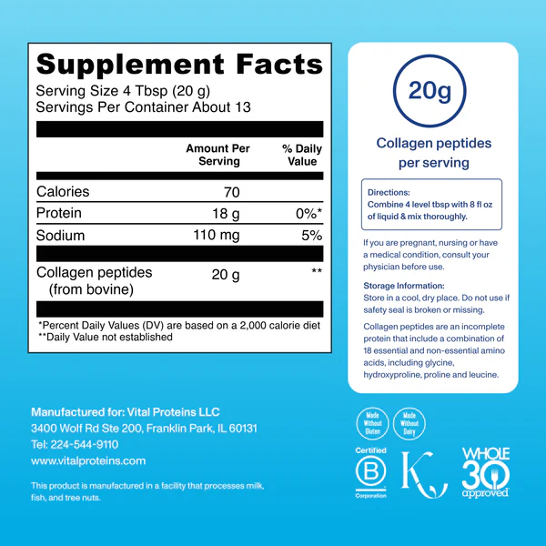 Collagen Peptides 14 Servings