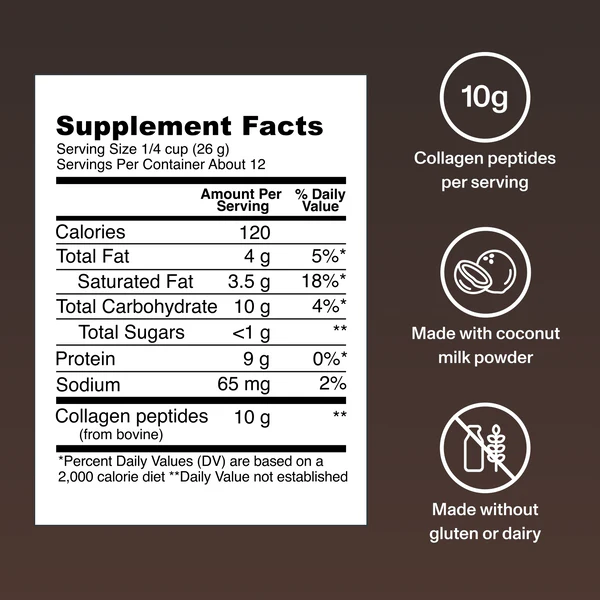 Collagen Creamer Mocha 12 Servings