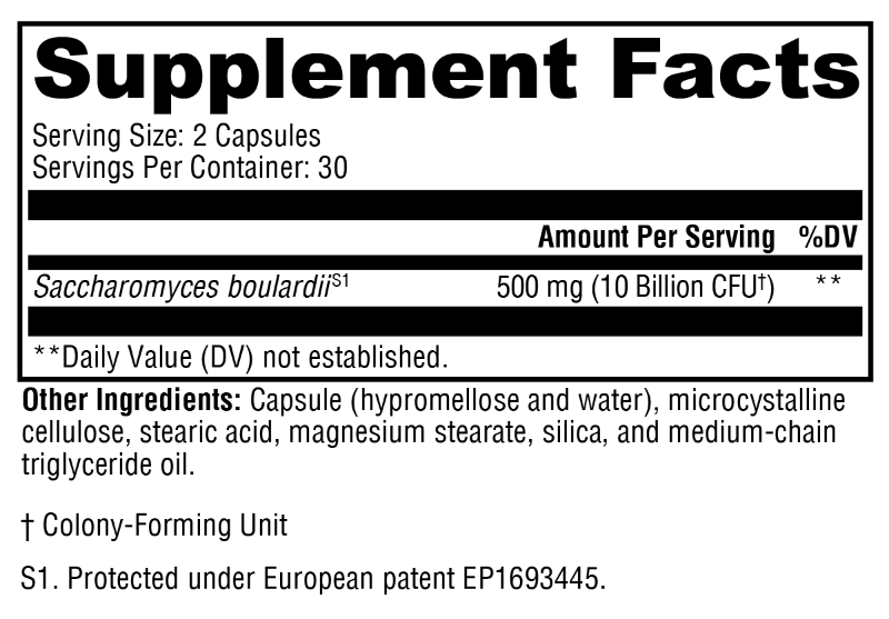Saccharomycin DF 60 Capsules